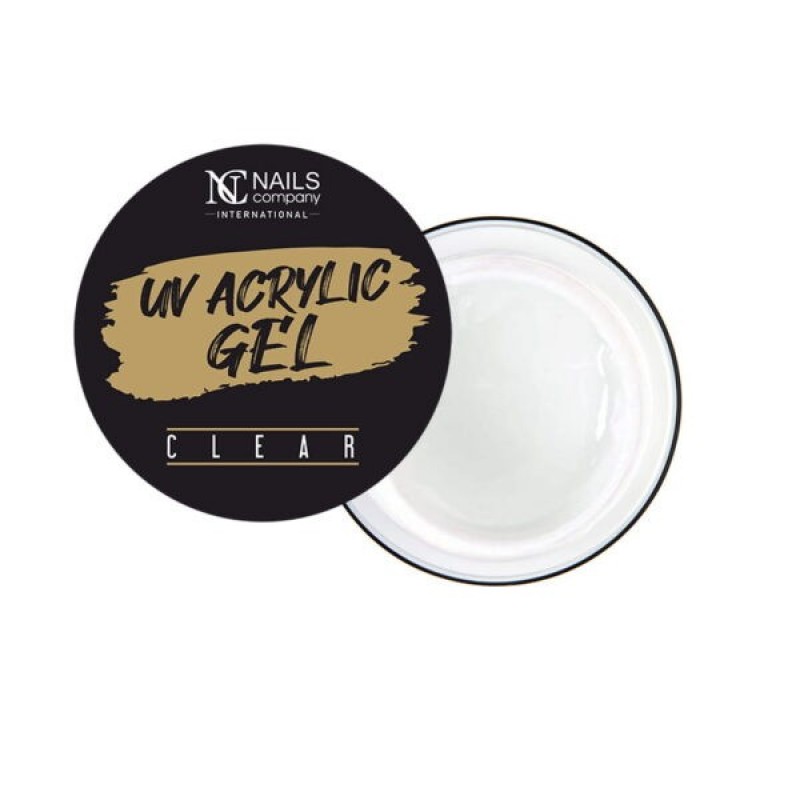 NC NAILS ACRYLIC GEL UV CLEAR 15GR