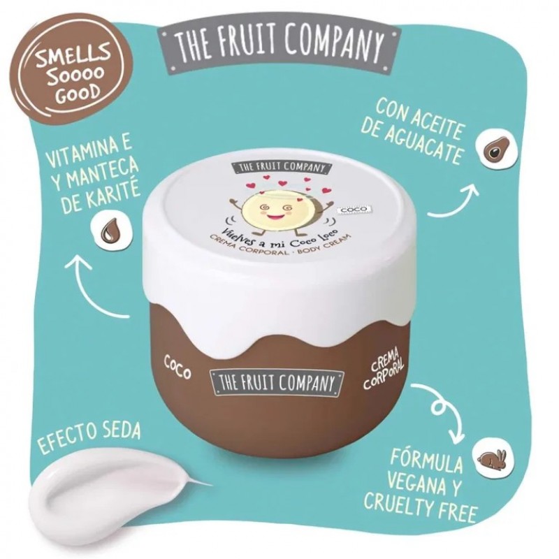 THE FRUIT COMPANY COCONUT BODY CREAM 200ML