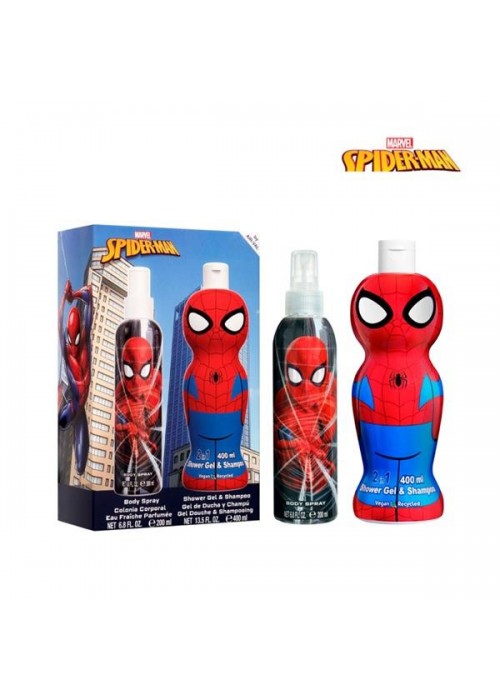 SPIDERMAN SET KID BODY SPRAY 200ML - SHOWER GEL 400ML