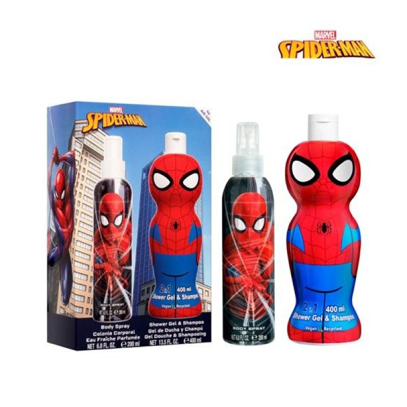 SPIDERMAN SET KID BODY SPRAY 200ML - SHOWER GEL 400ML