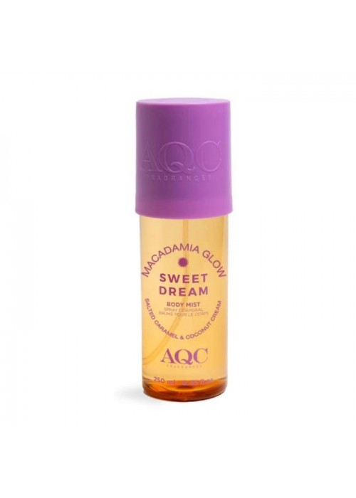 AQC SWEET DREAMS CARAMEL MACADAMIA GLOW BODY MIST 250ML