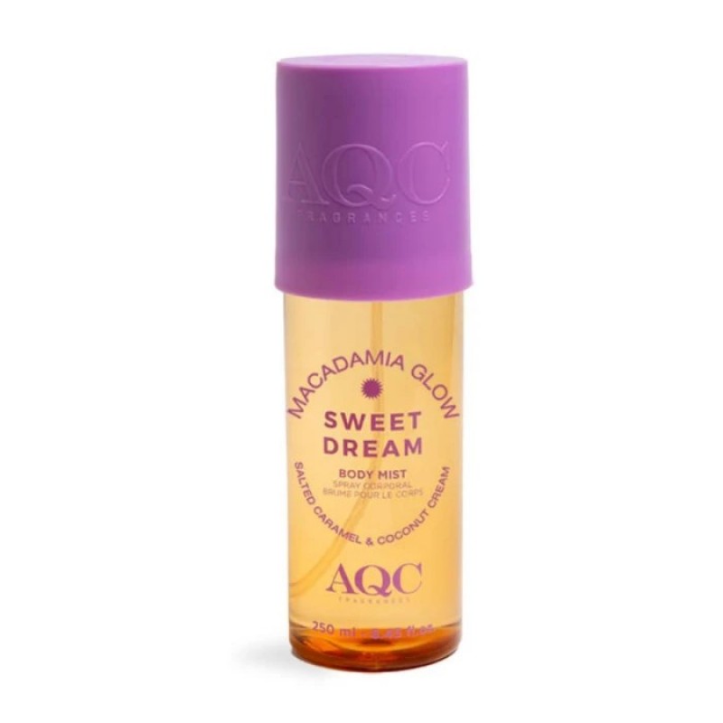AQC SWEET DREAMS CARAMEL MACADAMIA GLOW BODY MIST 250ML