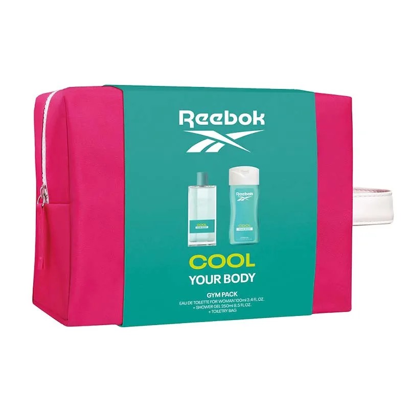 REEBOK SET COOL YOUR BODY EDT 100ML- SHOWER GEL 250ML- BAG