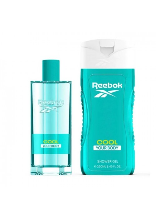 REEBOK SET COOL YOUR BODY EDT 100ML- SHOWER GEL 250ML- BAG