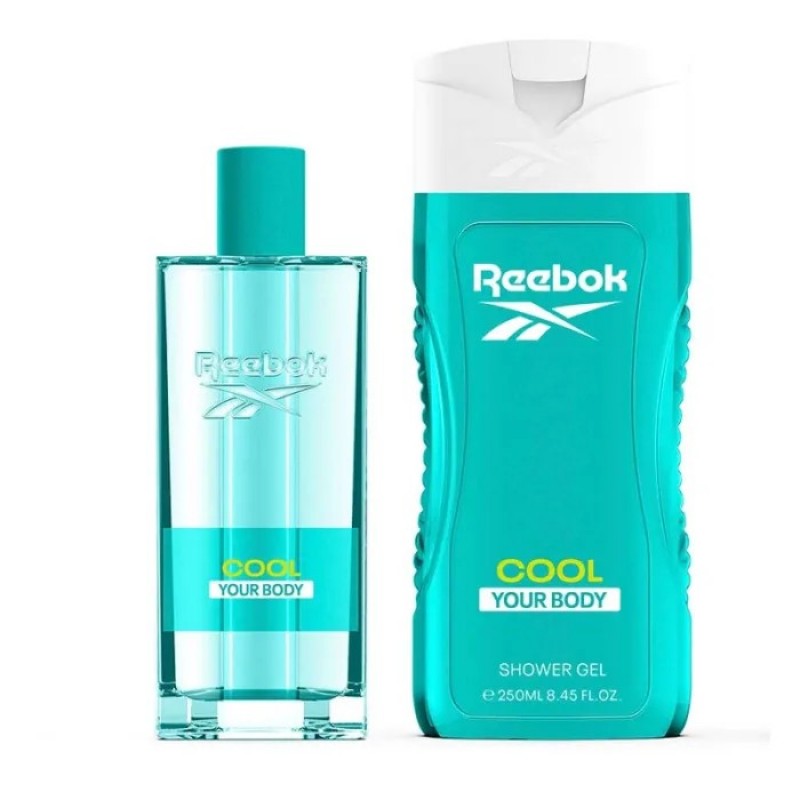 REEBOK SET COOL YOUR BODY EDT 100ML- SHOWER GEL 250ML- BAG