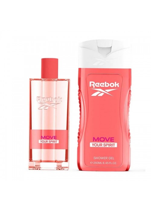 REEBOK SET MOVE YOUR SPIRIT EDT 100ML- SHOWER GEL 250ML -BAG
