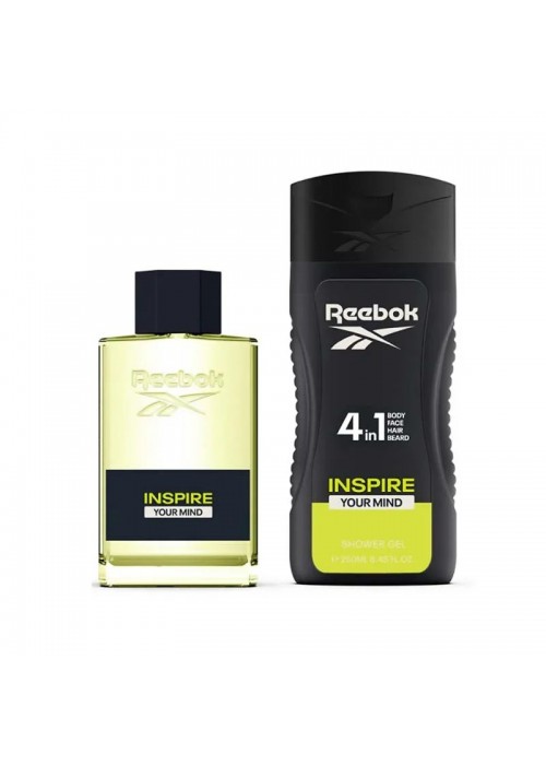 REEBOK SET INSPIRE YOUR MIND EDT 100ML-SHOWER GEL 250ML - BAG