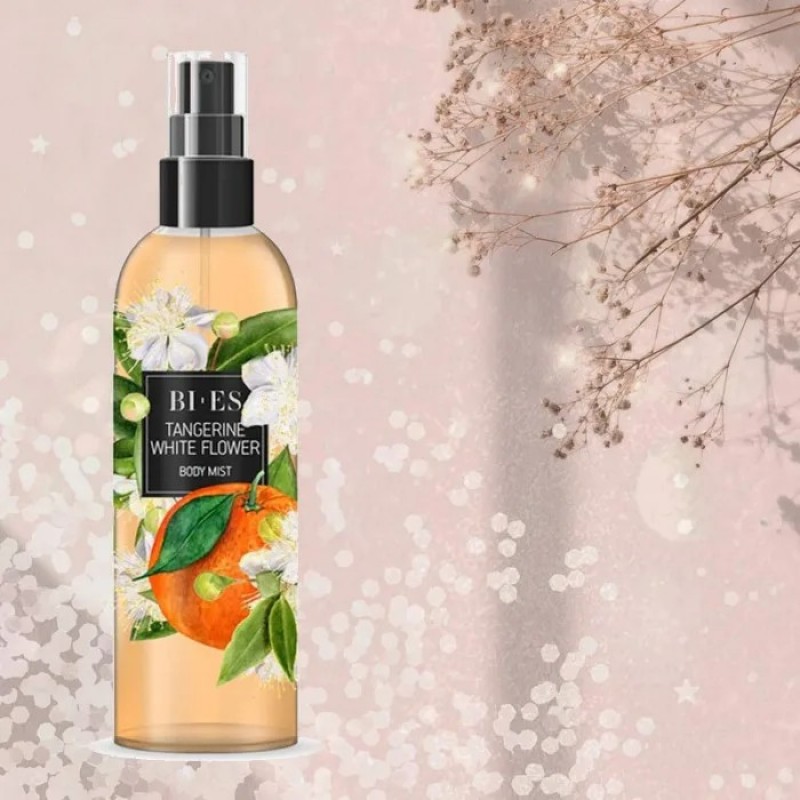 BI-ES TANGERINE WHITE FLOWER BODY MIST 200ML