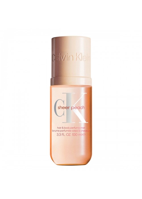 CALVIN KLEIN SHEER PEACH HAIR AND BODY MIST 100ML