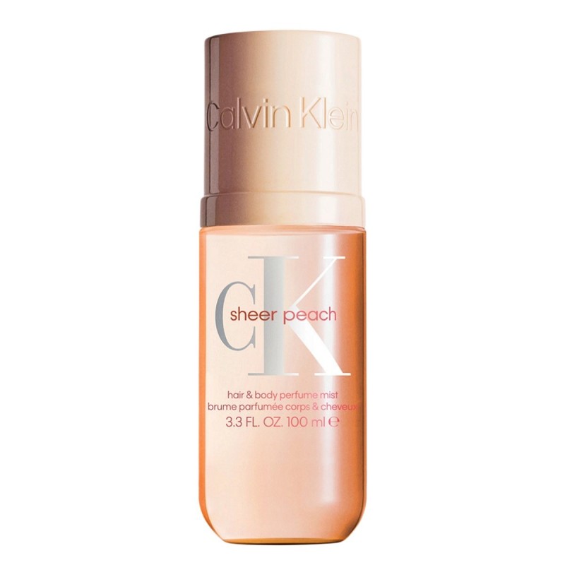CALVIN KLEIN SHEER PEACH HAIR AND BODY MIST 100ML
