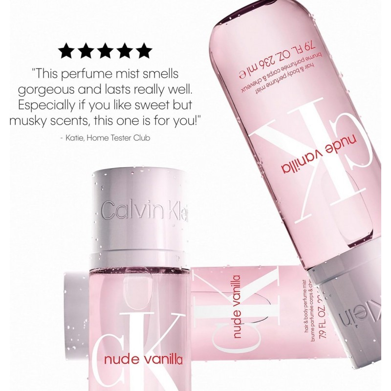 CALVIN KLEIN NUDE VANILLA HAIR AND BODY MIST 236ML