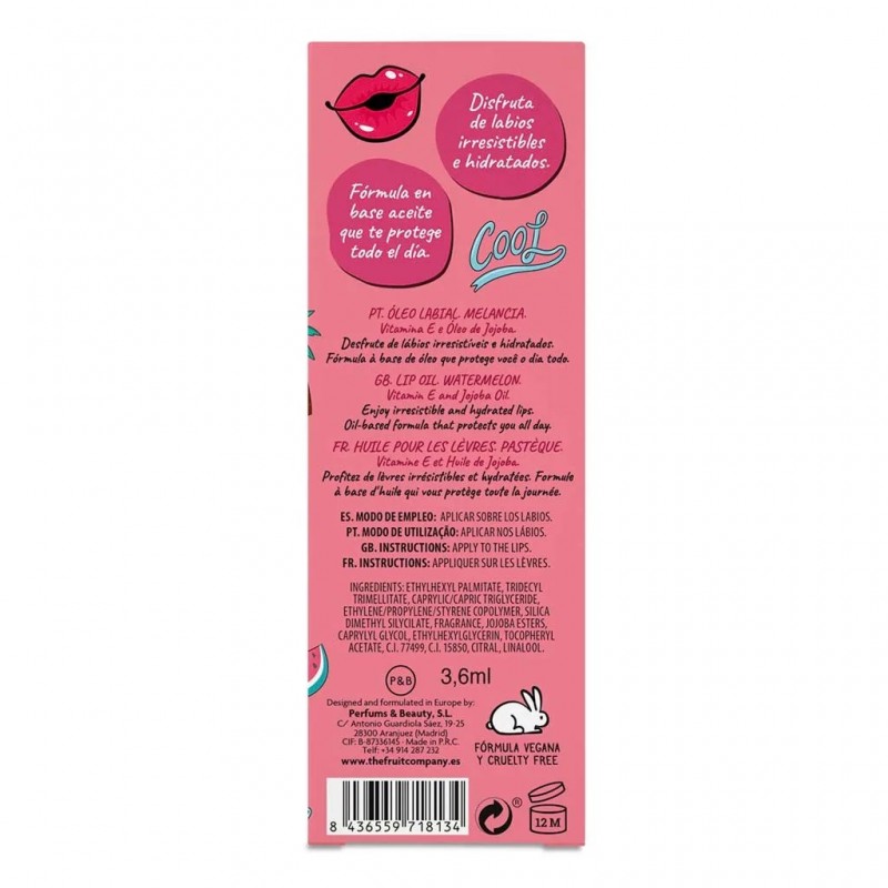 THE FRUIT COMPANY LIP GLOSS ΚΑΡΠΟΥΖΙ 3.6ML