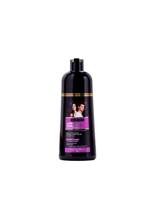MORFOSE SPEEDY HAIR COLOR ΣΑΜΠΟΥΑΝ BLACK 420ML