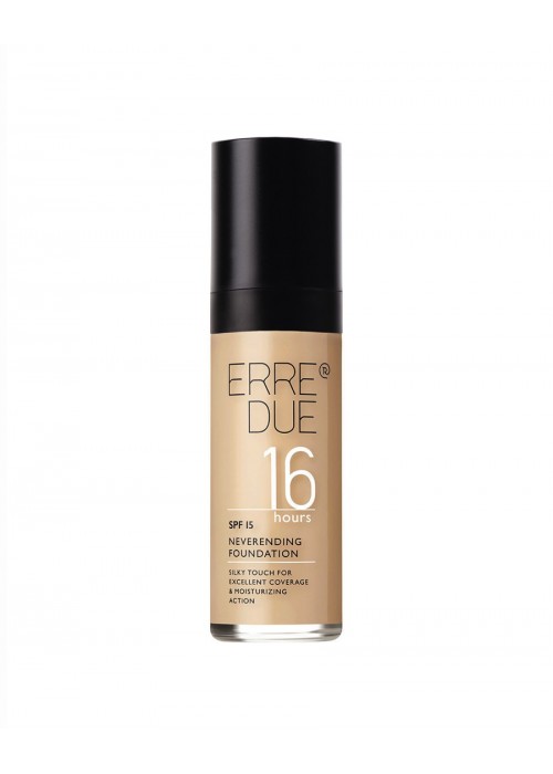 ERRE DUE NEVERENDING FOUNDATION 16HRS SPF15 N.503.00 TOASTED NUT 30ML