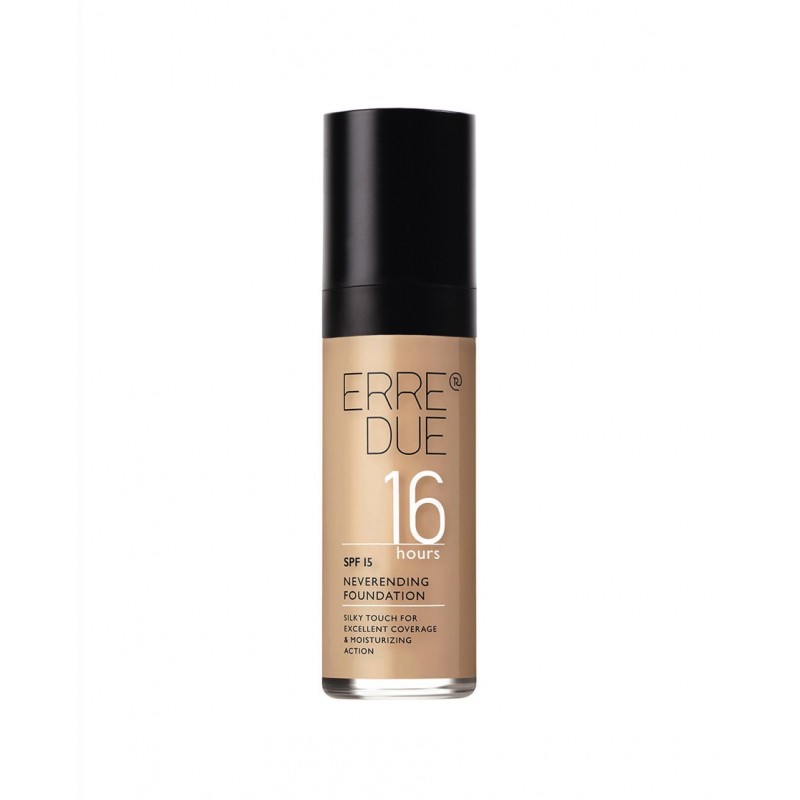 ERRE DUE NEVERENDING FOUNDATION 16HRS SPF15 N.506.000 BRUSHED SUEDE 30ML