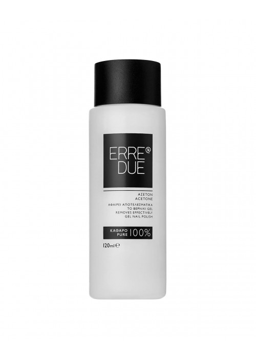 ERRE DUE NAIL POLISH REMOVER PURE ACETONE 100% 120ML