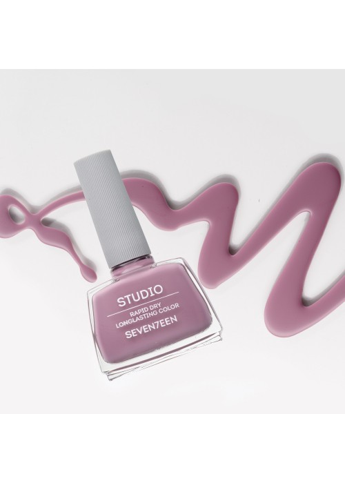 SEVENTEEN STUDIO RAPID DRY LONGLASTING COLOR NAIL N.073 12ML LIGHT PURPLE