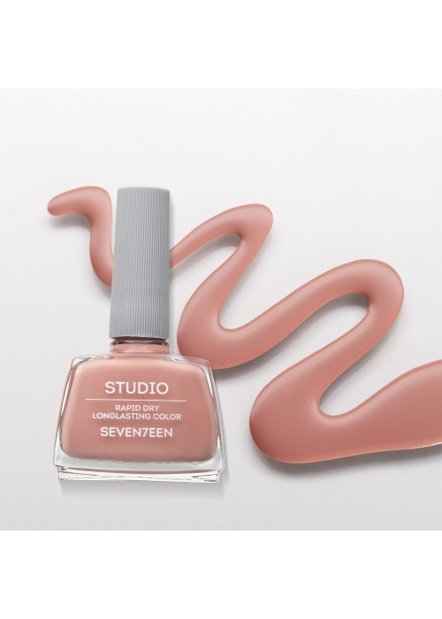 SEVENTEEN STUDIO RAPID DRY LONGLASTING COLOR NAIL N.080 12ML NUDE