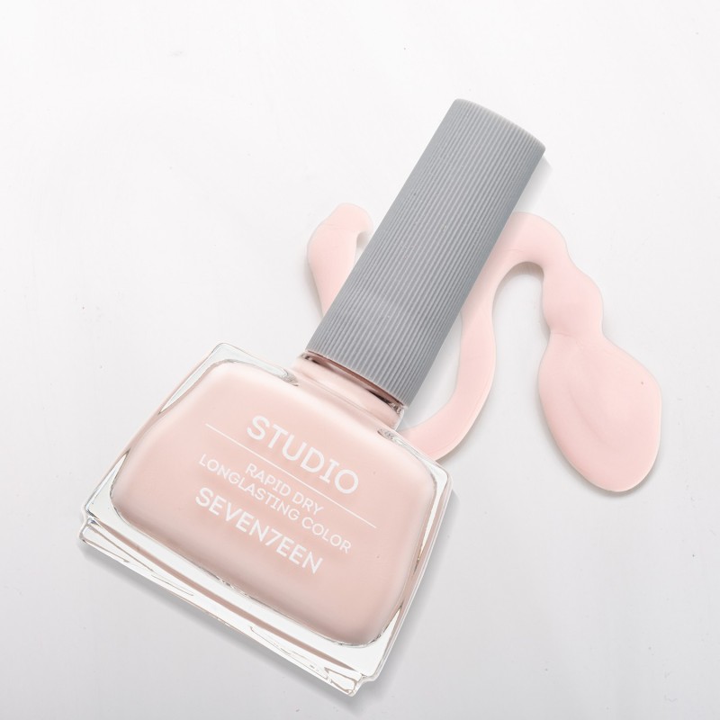 SEVENTEEN STUDIO RAPID DRY LONGLASTING COLOR NAIL N.099 12ML LIGHT NUDE