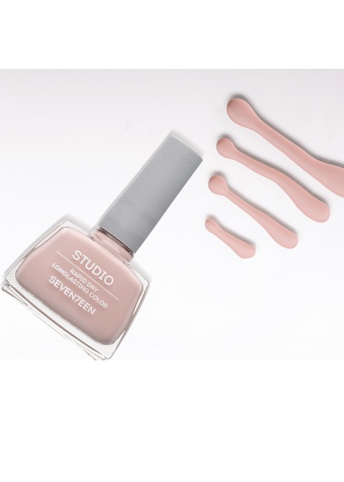 SEVENTEEN STUDIO RAPID DRY LONGLASTING COLOR NAIL N.100 12ML NUDE BEIGE