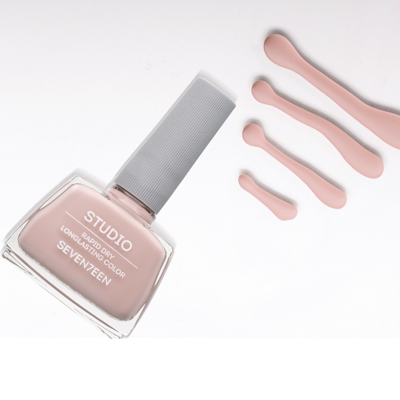 SEVENTEEN STUDIO RAPID DRY LONGLASTING COLOR NAIL N.100 12ML NUDE BEIGE