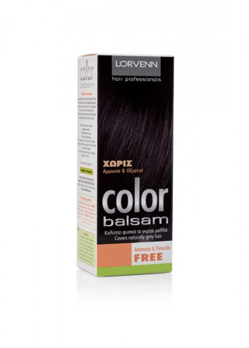 LORVENN COLOR BALSAM Ν.101 ΜΑΥΡΟ 75ML