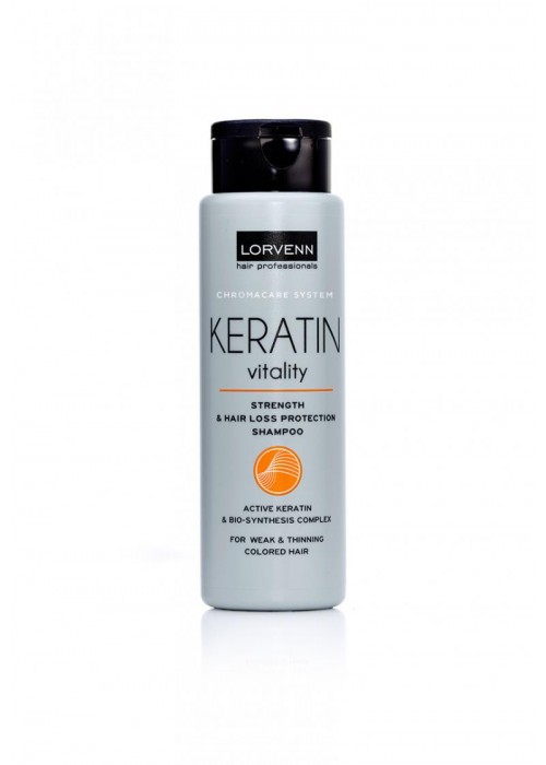 LORVENN KERATINE VITALITY THERAPY STRENGTH AND HAIR LOSS PROTECTION SHAMPOO 300ML