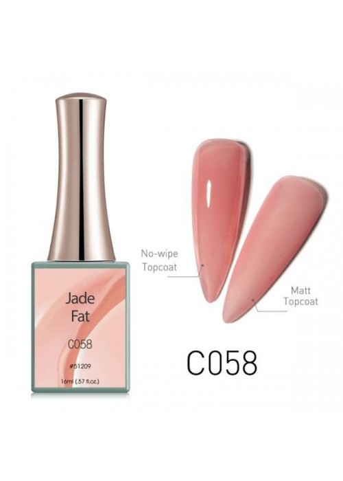 CANNI HYBRID NAIL COLOR JADE FAT C058 16ML