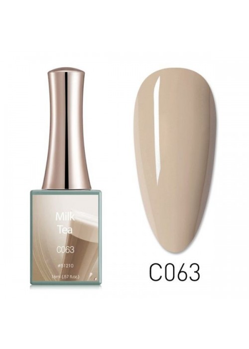 CANNI HYBRID NAIL COLOR MILK TEA C063 16ML