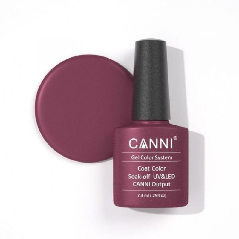 CANNI HYBRID NAIL COLOR N.196 PLUM NACRE 7.3ML