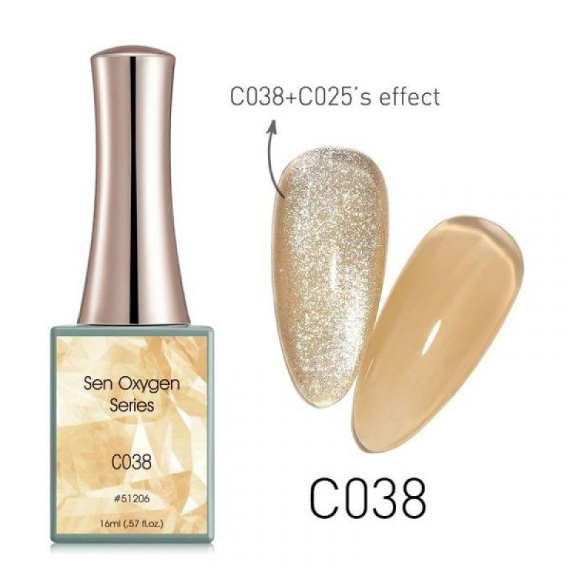 CANNI HYBRID NAIL COLOR SEN OXYGEN SERIES C038 16ML