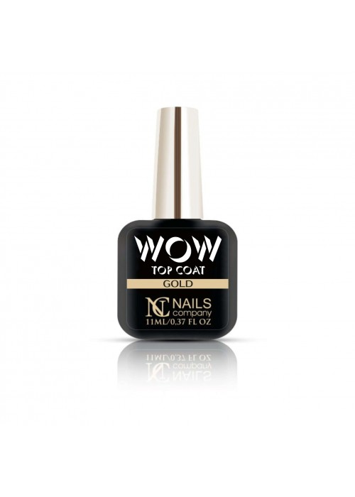 NC NAILS WOW GOLD TOP COAT 11ML