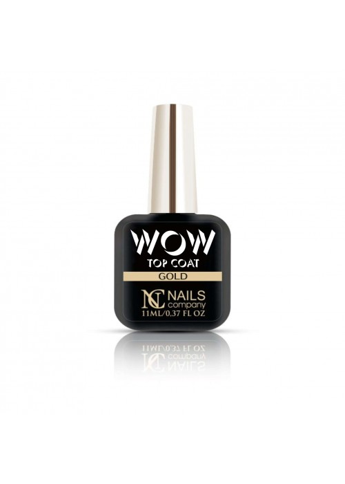 NC NAILS WOW GOLD TOP COAT 11ML