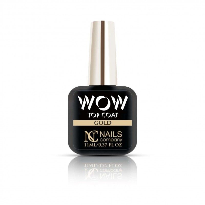 NC NAILS TOP COAT WOW GOLD 11ML