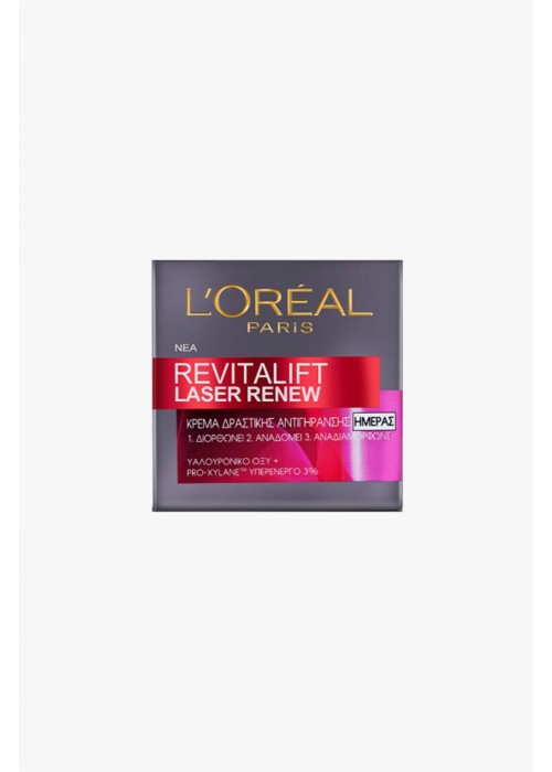 LOREAL REVITALIFT LASER RENEW ANTI-AGEING ΚΡΕΜΑ ΗΜΕΡΑΣ 50ML