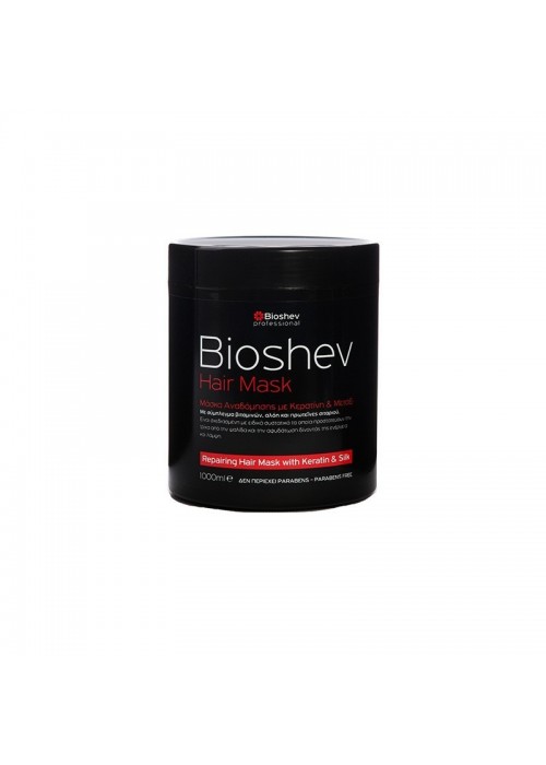 BIOSHEV ΜΑΣΚΑ ΜΑΛΛΙΩΝ ΜΕ ΚΕΡΑΤΙΝΗ ΚΑΙ ΜΕΤΑΞΙ 1000ML