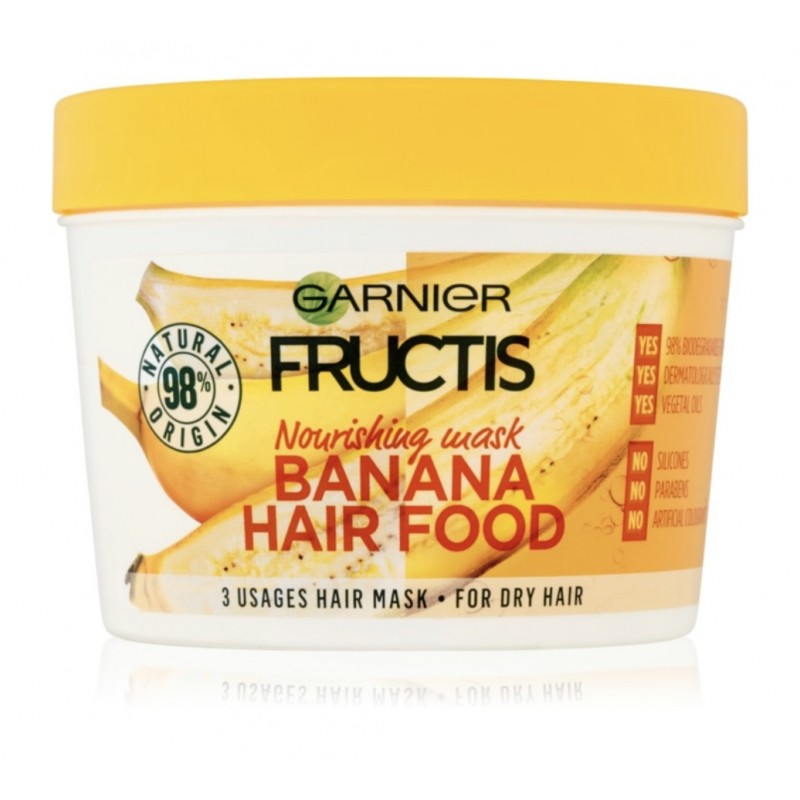 FRUCTIS ΜΑΣΚΑ ΜΑΛΛΙΩΝ ΜΕ ΑΡΩΜΑ ΜΠΑΝΑΝΑΣ 390ML