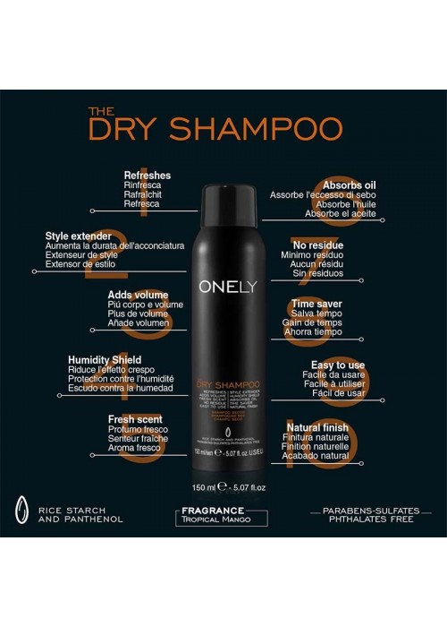 FARMAVITA ONELY DRY ΣΑΜΠΟΥΑΝ 150ML