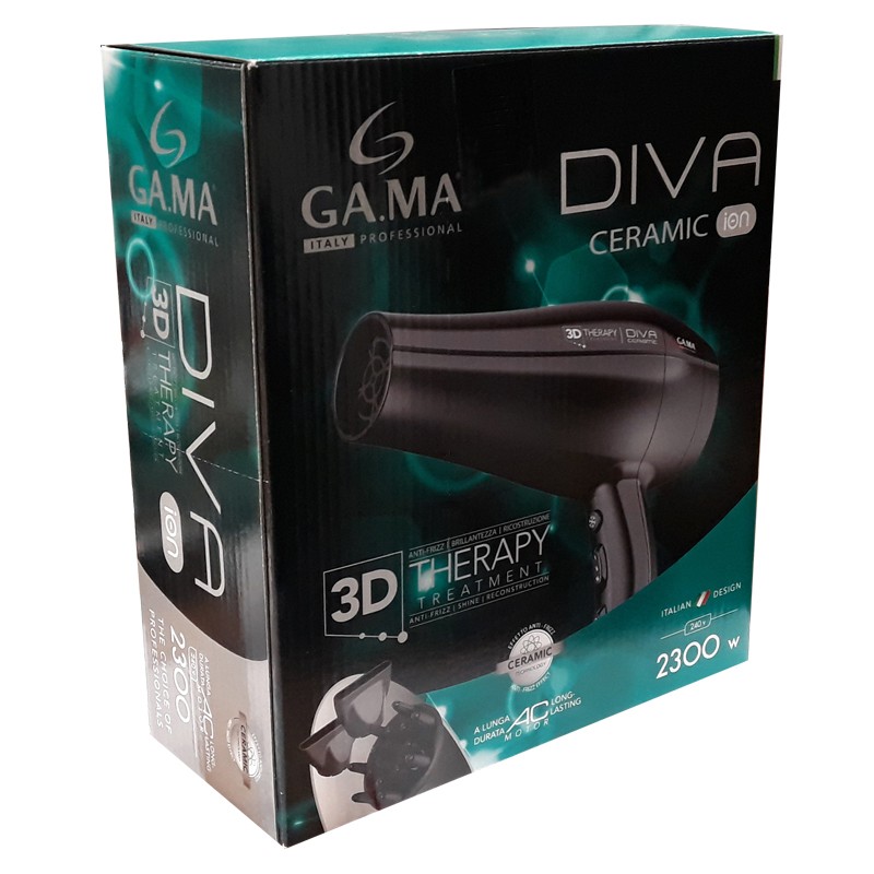 GAMA ΣΕΣΟΥΑΡ DIVA CERAMIC ION 3D THERAPY 2300W