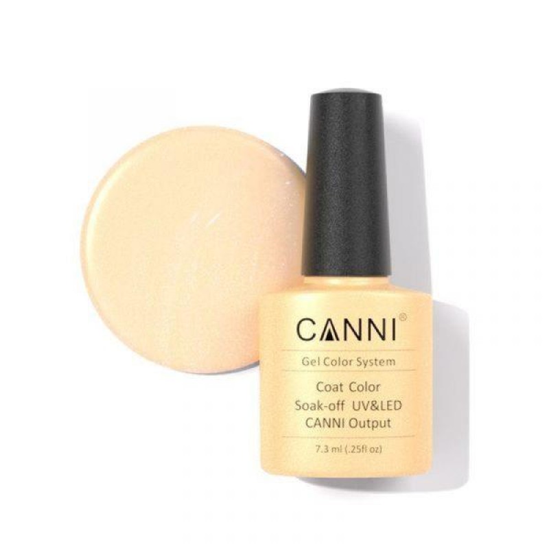 CANNI HYBRID NAIL COLOR N.195 SPARKLING CHAMPAGNE 7.3ML